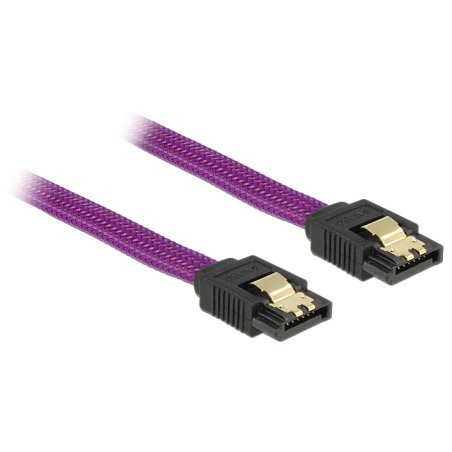 Delock SATA 6 Gb/s Kabel 100 cm violett