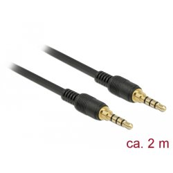 DeLOCK 85598 audio cable 2 m 3.5mm Black