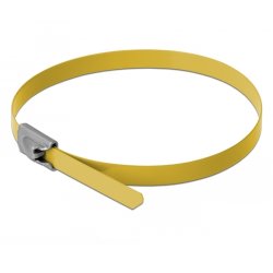 DeLOCK 18788 serre-câbles Acier Jaune 10 pièce(s)