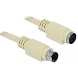 DeLOCK 85805 câble PS/2 1,8 m 6-p Mini-DIN Beige