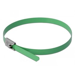 DeLOCK 18804 serre-câbles Acier Vert 10 pièce(s)