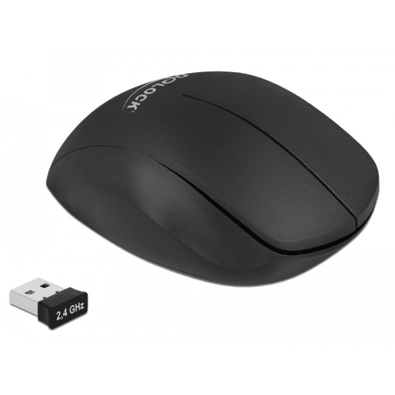 DeLOCK 12598 mouse Office Right-hand Bluetooth USB Type-A 1600 DPI