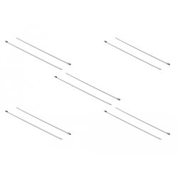 DeLOCK 18770 cable tie Releasable cable tie Stainless steel 10 pc(s)