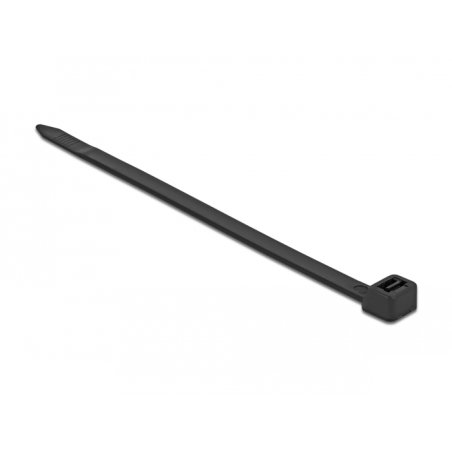 Delock Kabelbinder L 500 x B 8,8 mm 10 Stück schwarz