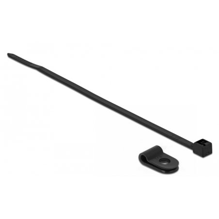 DeLOCK 18860 serre-câbles Nylon Noir 10 pièce(s)