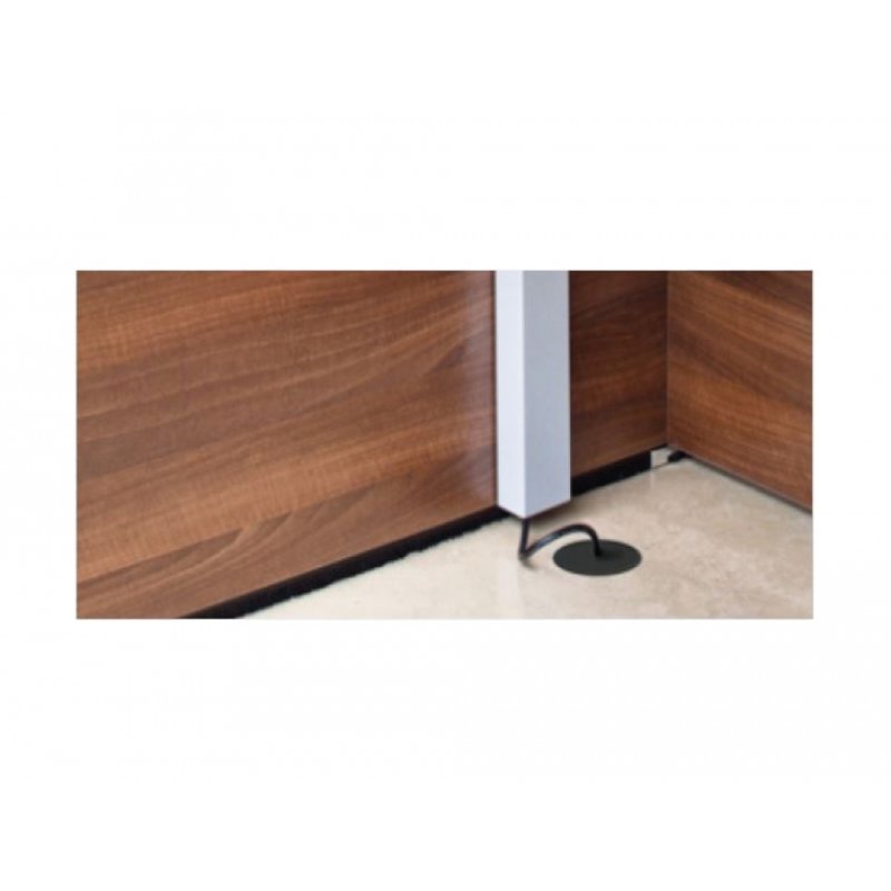 DeLOCK Conduite de câble avec capot 57 x 28 mm - longueur 1 m, blanc