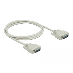 DeLOCK Câble Serial D-Sub15 mâle à mâle 2 m