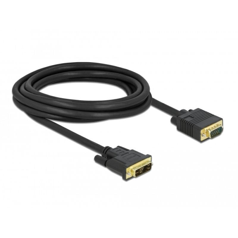 DeLOCK Câble DVI 12 5 mâle vers VGA mâle 3 m