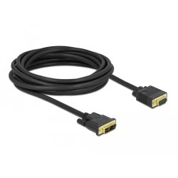 DeLOCK Câble DVI 12 5 mâle vers VGA mâle 5 m