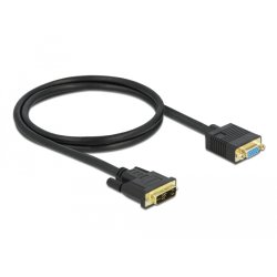 DeLOCK Câble DVI 12 5 mâle vers VGA femelle 1 m
