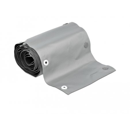 DeLOCK Manchon de câble avec bouton-pression 2 m x 30 mm gris / noir