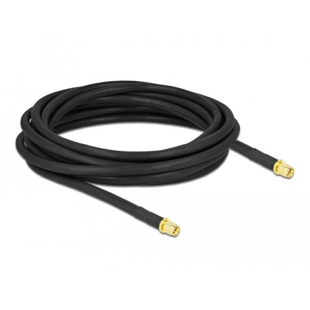DeLOCK Antenna Cable SMA plug to SMA plug LMR/CFD300 5 m low loss