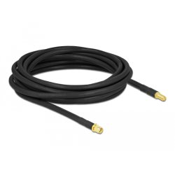 DeLOCK Câble d'antenne SMA mâle vers SMA femelle LMR/CFD300 5 m low loss