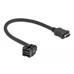 DeLOCK Keystone Module HDMI female 250° HDMI female with cable black