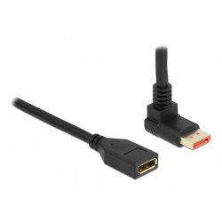 DeLOCK Câble d’extension DisplayPort mâle angulé de 90° vers le haut à femelle 8K 60 Hz 1 m