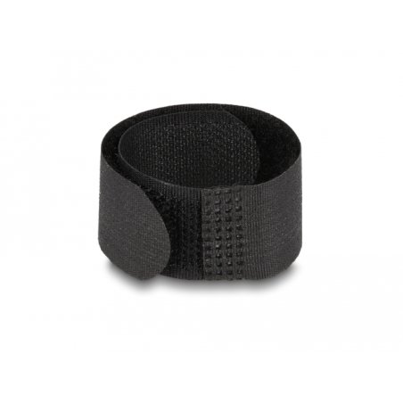 DeLOCK Serre-câbles à scratch L 180 x l 20 mm noir 10 pièces