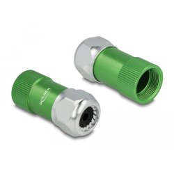 DeLOCK Cable Gland 6.4 mm with strain relief and bending protection, dust and waterproof housing (IP67) made of