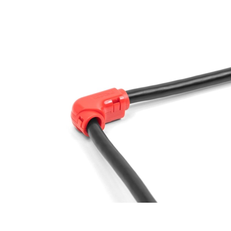 DeLOCK Cable Clips for Angling 8 pieces red