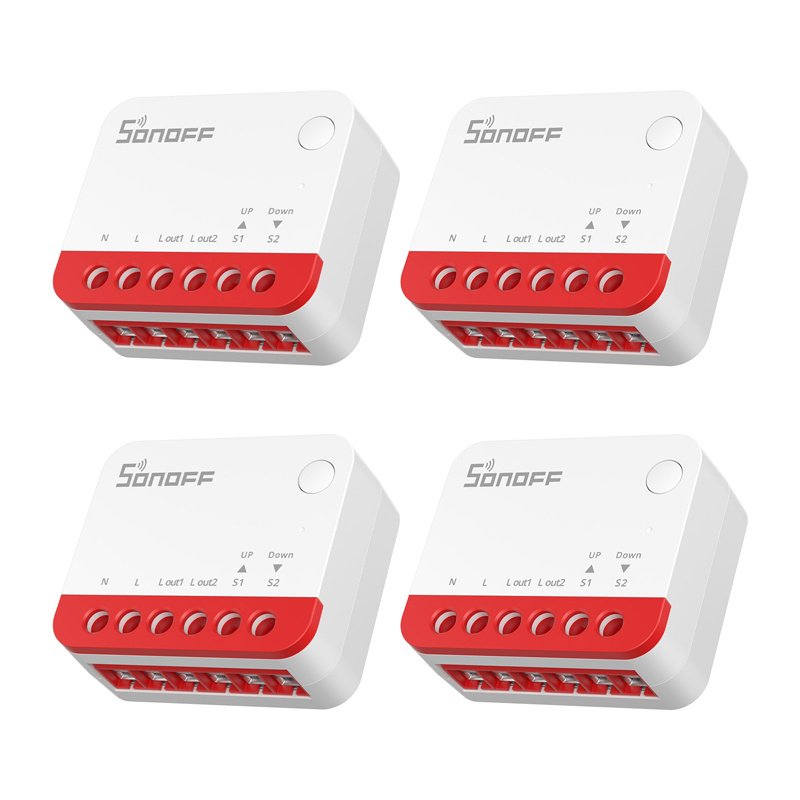 Smart ZigBee roller shutter switch Sonoff MINI-ZBRBS (4pak)