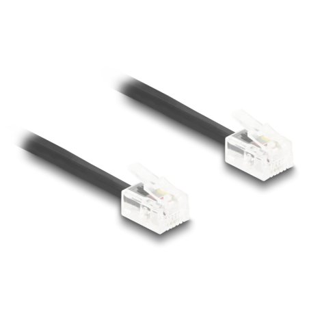 DeLOCK 90224 telephone cable 3 m Black