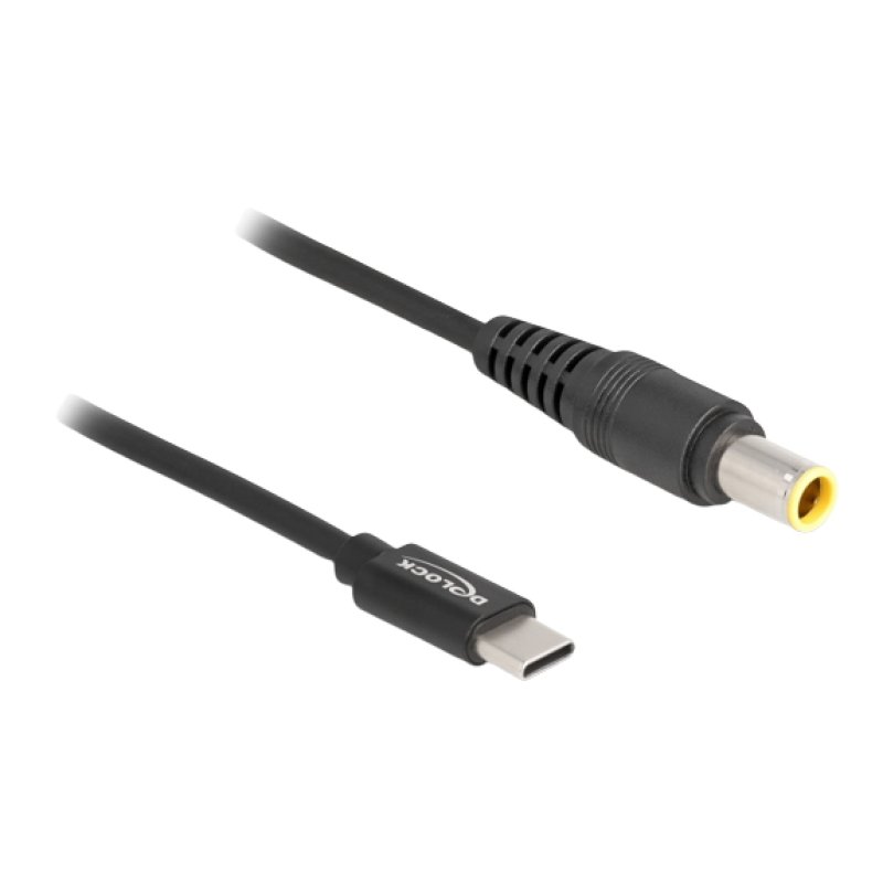 DeLOCK Laptop Charging Cable USB Type-C male to IBM 7.9 x 5.5 mm male