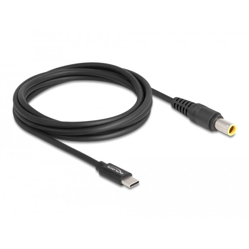 DeLOCK Laptop Charging Cable USB Type-C male to IBM 7.9 x 5.5 mm male