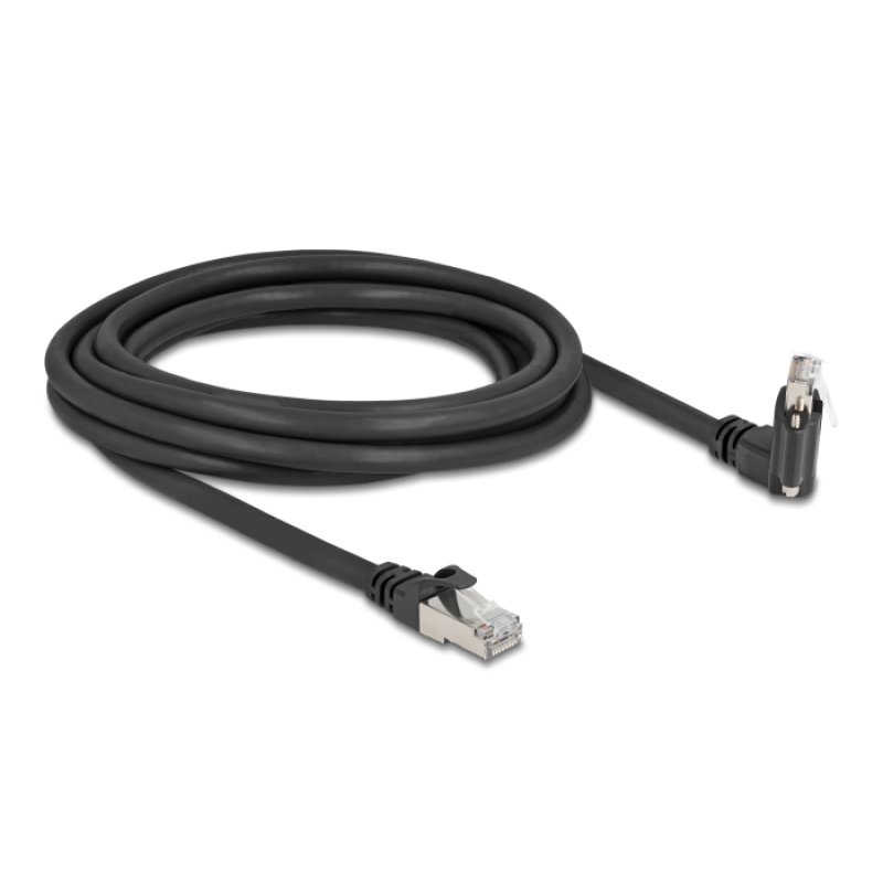 DeLOCK 80919 câble de réseau Noir 3 m Cat6 S/FTP (S-STP)