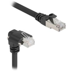 DeLOCK 80921 câble de réseau Noir 1 m Cat6 SF/UTP (S-FTP)