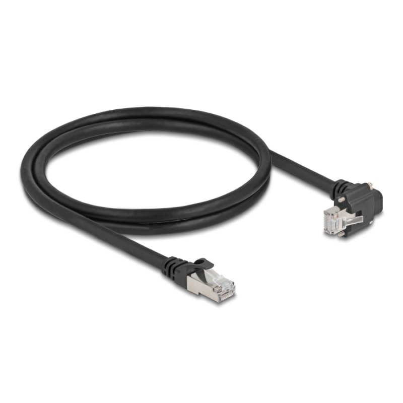 DeLOCK 80921 câble de réseau Noir 1 m Cat6 SF/UTP (S-FTP)