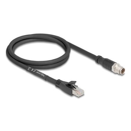 DeLOCK 80577 networking cable Black 1 m Cat5e S/FTP (S-STP)