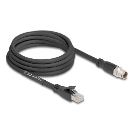DeLOCK 80580 câble de réseau Noir 3 m Cat5e S/FTP (S-STP)