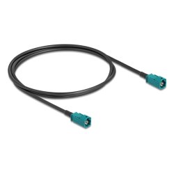 DeLOCK 90678 câble coaxial 1 m HSD Z Noir, Bleu