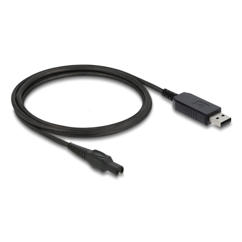 DeLOCK 90978 câble électrique Noir 1 m USB A 2 broches