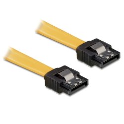DeLOCK 0.7m SATA Cable câble SATA 0,7 m Jaune
