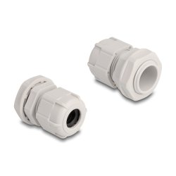 DeLOCK Cable Gland M20 10 pieces grey