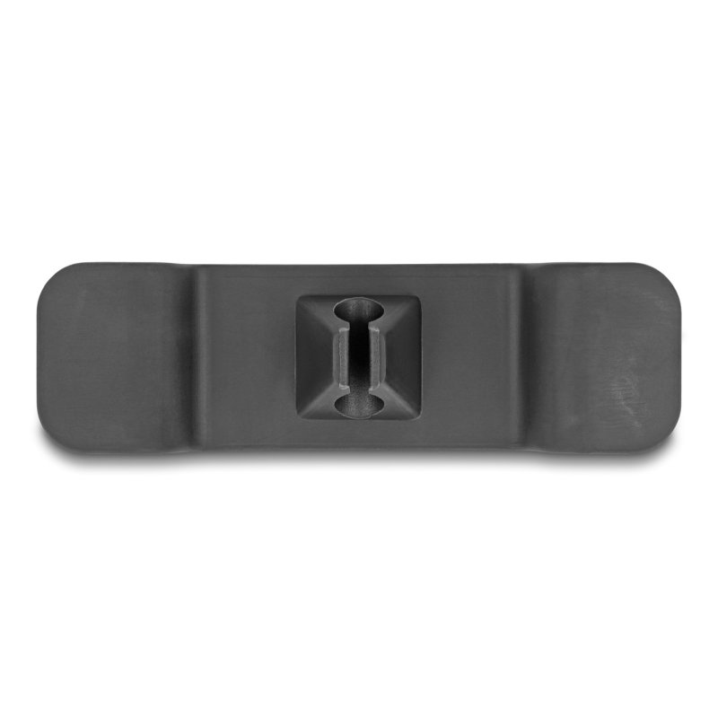 Delock Kabelhalter Clip selbstklebend Set 3 Stück schwarz