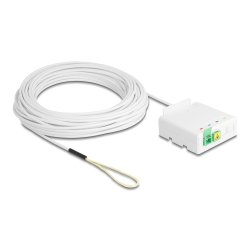 DeLOCK Boitier de connexion de fibre optique 2 x SC/APC Simplex avec câble à dérouler de 40 m