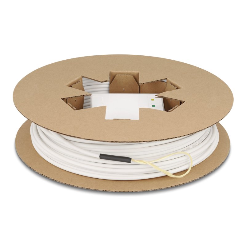 DeLOCK Boitier de connexion de fibre optique 2 x SC/APC Simplex avec câble à dérouler de 40 m