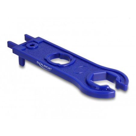 DeLOCK Outil pour câbles et connecteurs, hexagonal, bleu, 2 unités
