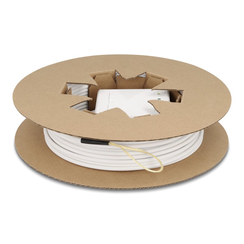 DeLOCK Optical Fiber Connection Box 2 x SC/APC Simplex with drop cable set 20 m