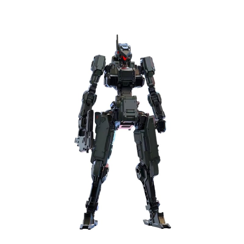 3 MIN PROJECT - Fenrir (Noir Métallique) - Model Kit 1/18