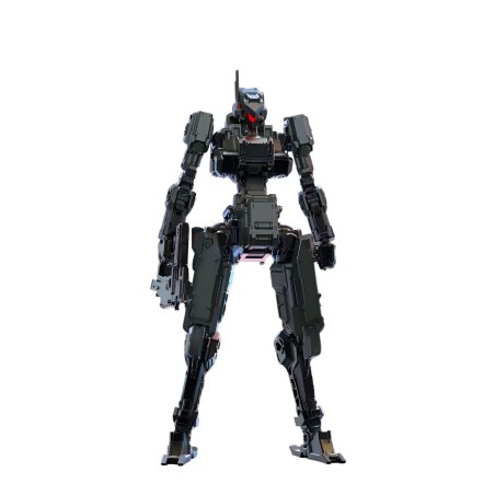 3 MIN PROJECT - Fenrir (Noir Métallique) - Model Kit 1/18