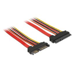 DeLOCK 84918 câble SATA 0,2 m SATA 22-pin Noir, Orange, Rouge, Jaune