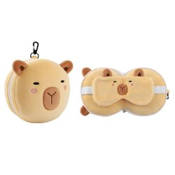 KAWAII - Capybara - Coussin Avec Masque