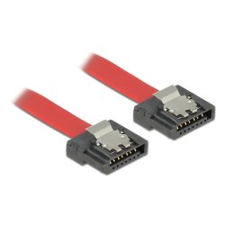 DeLOCK 0.5m SATA III câble SATA 0,5 m SATA 7-pin Rouge