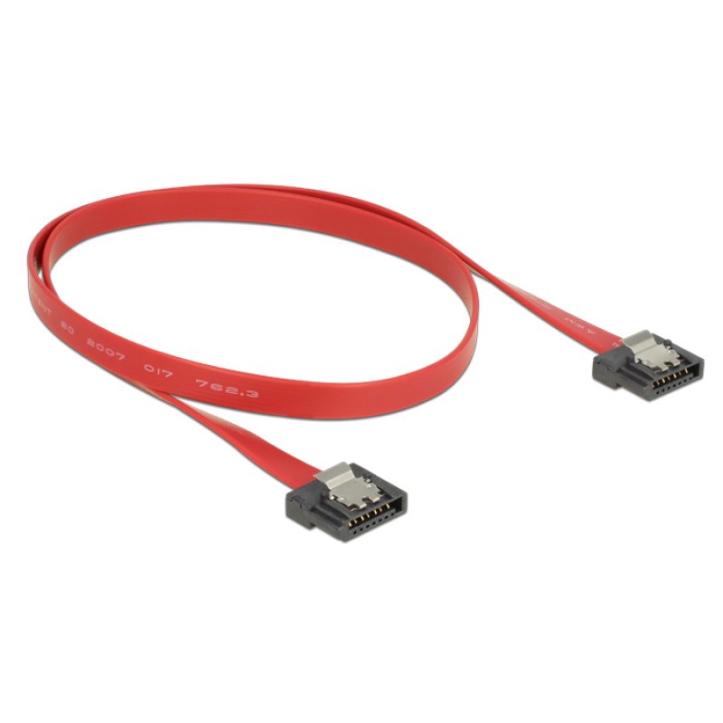 Delock SATA 6 Gb/s Kabel 50 cm rot FLEXI