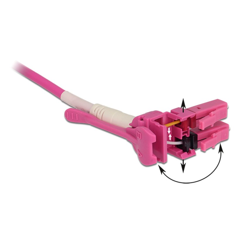 Delock Kabel Lichtwellenleiter LC LC Multimode OM4 Uniboot 10 m