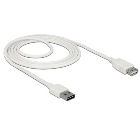 DeLOCK 85200 câble USB USB 2.0 2 m USB A Blanc
