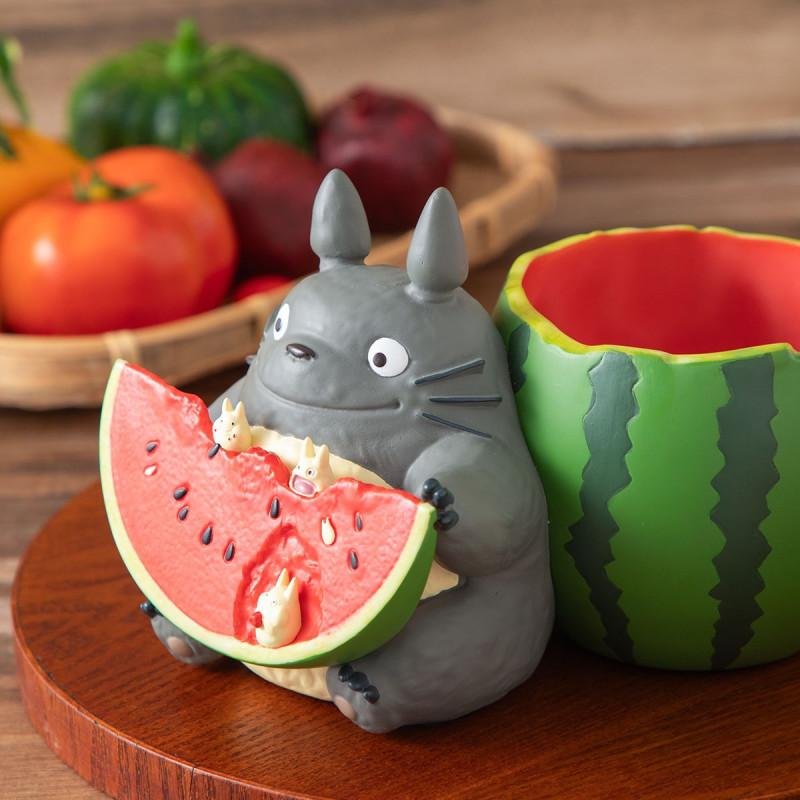MON VOISIN TOTORO - Totoro Pastèque - Diorama Planter 16.5x13.5x18.5cm