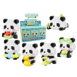 KAWAI BOX - Panda Pals - Kit de Construction (6pcs) 180 à 225pcs